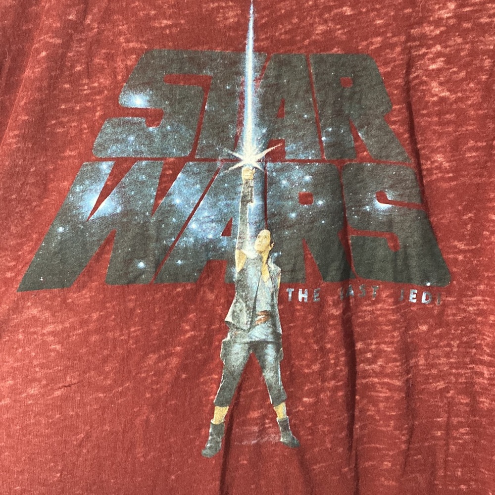 Star Wars TLJ Rey Tissue Tee - Picture 2 of 7